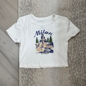 PacSun White Milan Graphic Kids T-Shirt